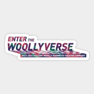 Woollyverse Logo Paint 8 Sticker